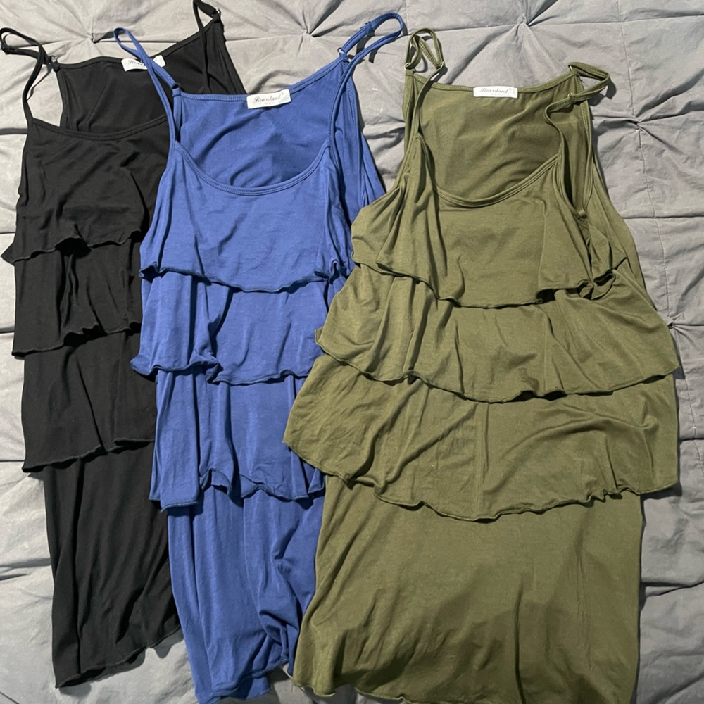Bearsland Women's Maternity Nursing Tank Tops—3 Pack